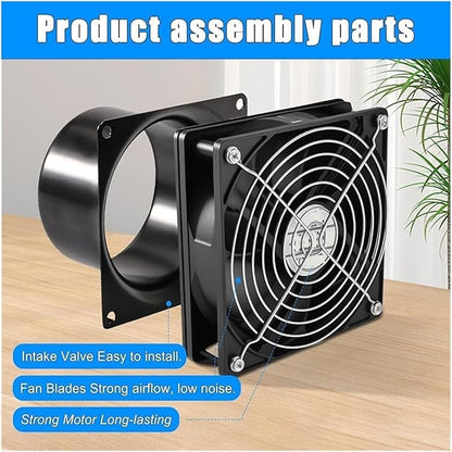 Exhaust Fan, For Bathroom, 3000 RPM Pipe - Image 2