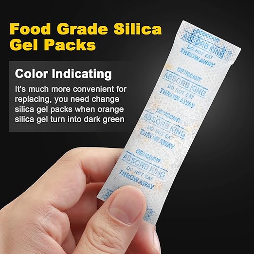 Moisture Absorbers – 250 Packs 5 Gram Silica Gel Packs Food Grade Desiccant - Image 3