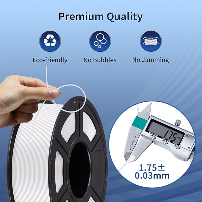 ANYCUBIC Silk Filament, Clog-Free Shiny 3D Printing PLA Filament 1.75mm - Image 3