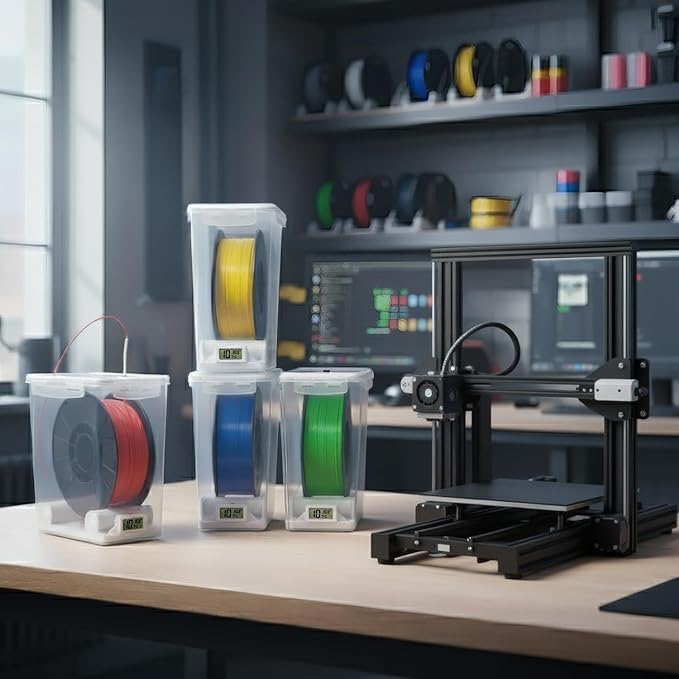 3D Printing Filament Storage Box, Dryer Box Continuous Filament Sealing and - Image 8