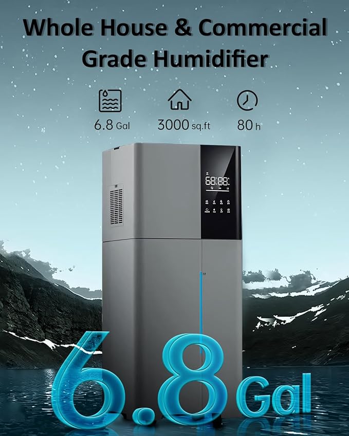 Humidifier Large Room, 26L/6.8Gal Whole House Humidifiers - Image 2