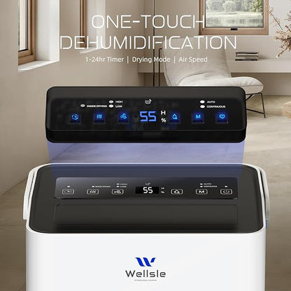 Energy Star Dehumidifier, Wellsle 80 Pints Dehumidifier - Image 6