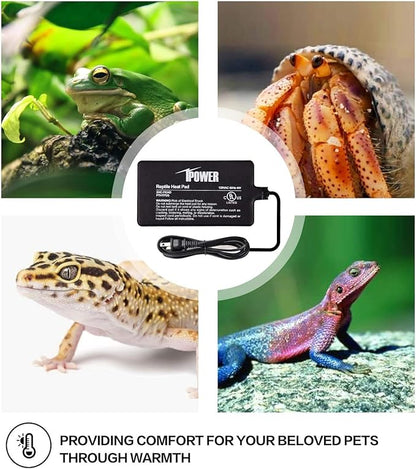 iPower 4"x7" Reptile Heat Mat Under Tank Terrarium Heater Warmer Heating Pad - Image 6