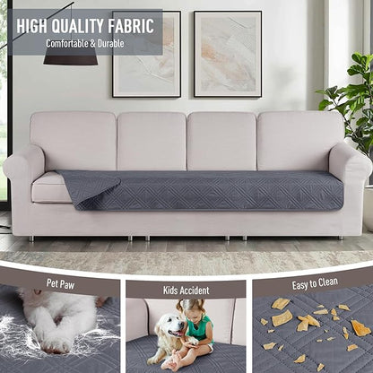 TAOCOCO 100% Waterproof Couch Cushion Cover Reversible Sofa Seat Cover - Image 4