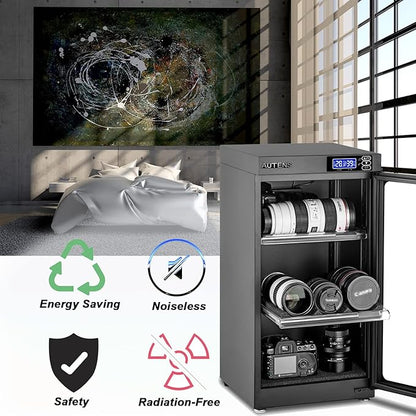 AUTENS 50L Dehumidifying Dry Cabinet Box, Digital Control Noiseless and Energy - Image 4
