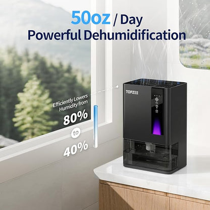 Dehumidifiers for Home, Dehumidifier for Bedroom Bathroom Basement - Image 2