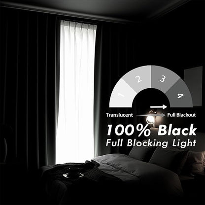 DriftAway Soundproof Thermal Insulated Quilted Curtain Liners - Image 4