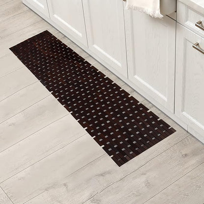 Bath Mat Bathroom Runner Long Large Rugs Floor Wood Shower Bathtub Waterproof - Image 6