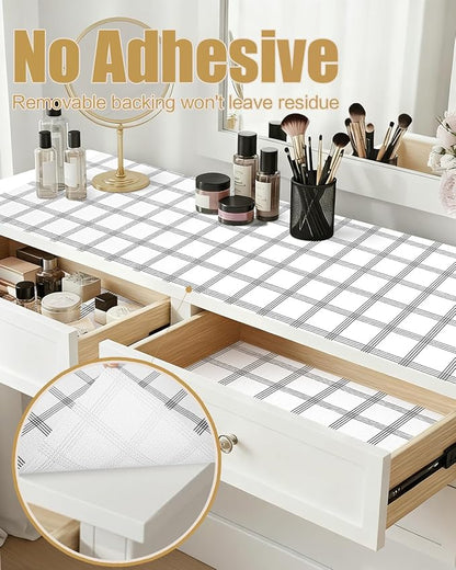 Shelf Liners for Kitchen Cabinets Non-Adhesive, Non-Slip Thickened Shelf Paper - Image 3