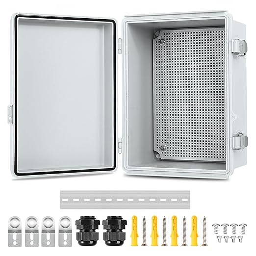 Waterproof Electrical Junction Box, IP67 ABS Plastic Junction Box Enclosure by TOTUFY