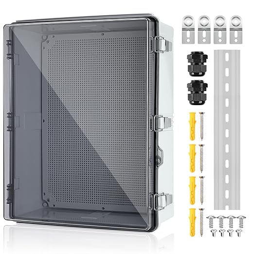 Waterproof Electrical Junction Box Outdoor, IP67 ABS Plastic Weatherproof by TOTUFY