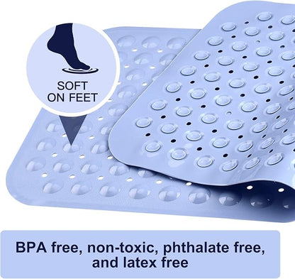 YINENN Bath Tub Shower Stall Mats 31x15.5 Inch Non-Slip and Latex Free - Image 5