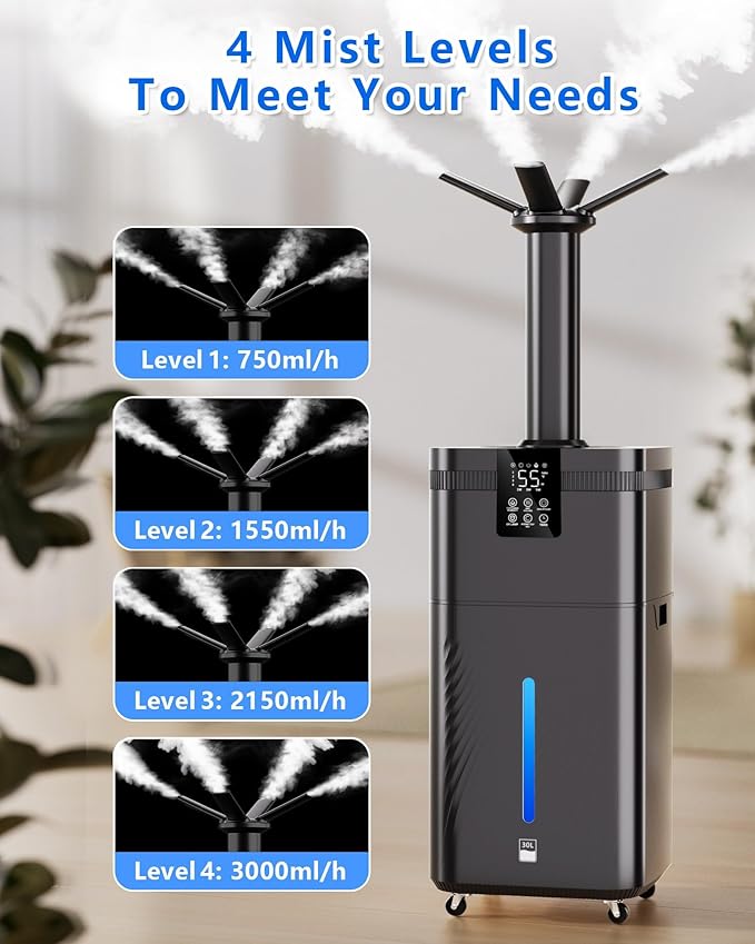 30L/7.93Gal Commercial Humidifier Large Room 4200 sq.ft, Whole House - Image 7