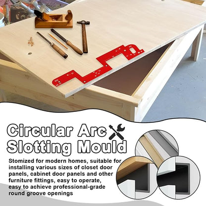 Handle Slotting Mold Arc, Arc Grooving Auxiliary Tool, Invisible Embedded - Image 5