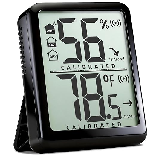 Antonki Room Thermometer Small Hygrometer Indoor Humidity Monitor Sensor by Antonki