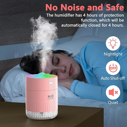 Portable Small Humidifiers for Bedroom Baby, Rechargeable Mini Cool Mist Plant - Image 4