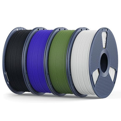 Matte PLA Filament 1.75mm, 4kg SUNLU 3D Printer Filament, Matte Surface Texture by YOOPAI