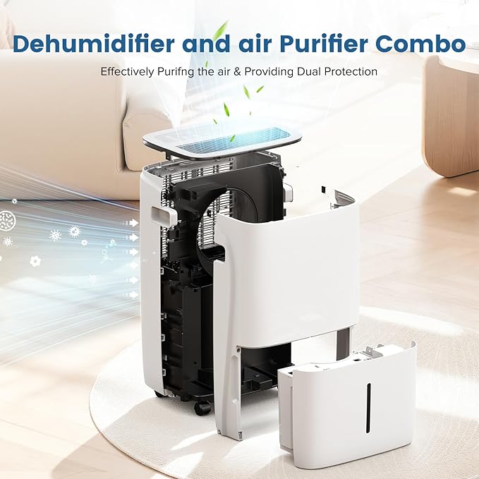 150 Pint Dehumidifier for Basement and Home, Covers up to 6, 500 Sq. Ft Rooms - Image 5