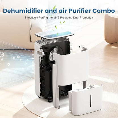 150 Pint Dehumidifier for Basement and Home, Covers up to 6, 500 Sq. Ft Rooms - Image 5