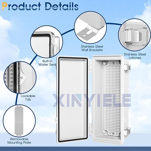 Waterproof Outdoor Project ABS Plastic Junction Box IP67 Weatherproof Dustproof - Image 3