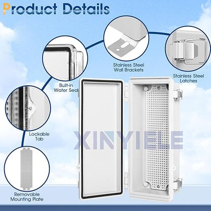Waterproof Outdoor Project ABS Plastic Junction Box IP67 Weatherproof Dustproof - Image 3