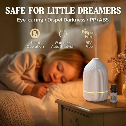 Essential Oil Diffuser, 100ml Aromatherapy Diffuser, Mini Ultrasonic Diffuser - Image 4