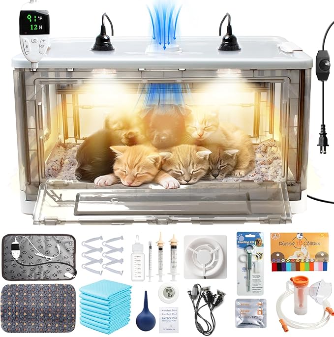 Puppy Incubator with Heating and Fan, Ideal Incubator by Unknown