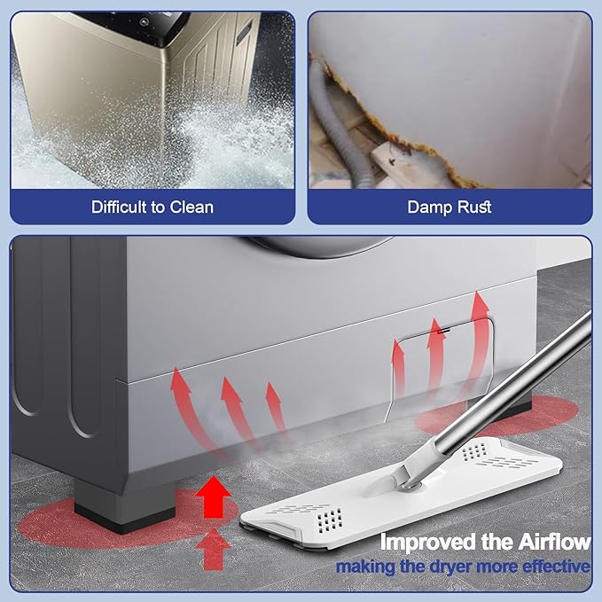 4Pcs Anti Vibration Pads for Washing Machine, Stops Washer Dryer Moving - Image 4