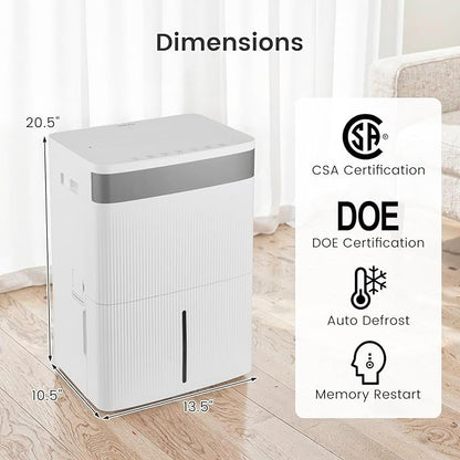 COSTWAY 5500 Sq.Ft Dehumidifier - Image 9