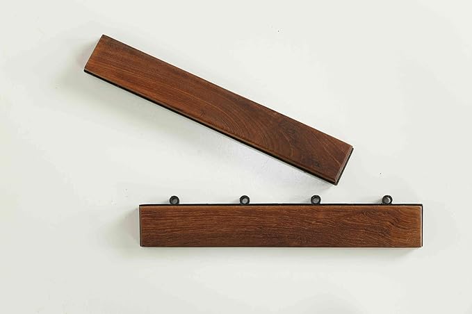 Bare Decor EZ-Floor End Trim Piece Interlocking Flooring in Solid Teak Wood - Image 3