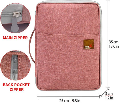 Document A4 Bag Case Waterproof Organizer Portfolio Office Travel Zipper - Image 2