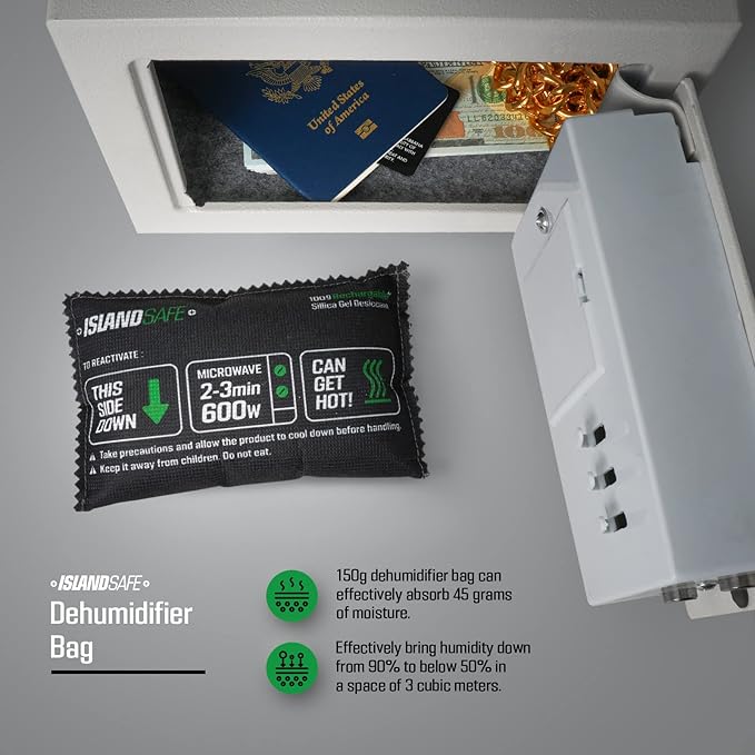 Rechargeable Safe Dehumidifier Bag 200g, Microwave Fast Reactivated Desiccant - Image 6