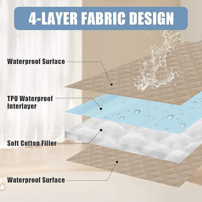 Smiry Waterproof Dog Bed Cover Pet Blanket, Soft Washable Dog Blanket - Image 3