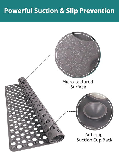 Extra Large Shower Mat, Yonala 47 x 32 Inch Non Slip Shower Mats - Image 3