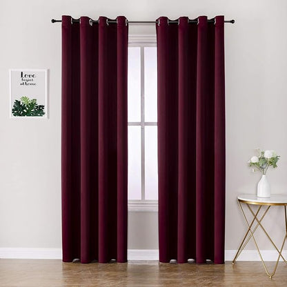 ChrisDowa Blackout Curtains 108 Inches Long 2 Panels Set by ChrisDowa