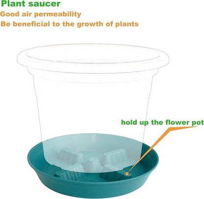 4 Pack Plant Saucer 10 inch, 8 12 14 17 inch, Plant Stand Plastic Plant Saucers - Image 4