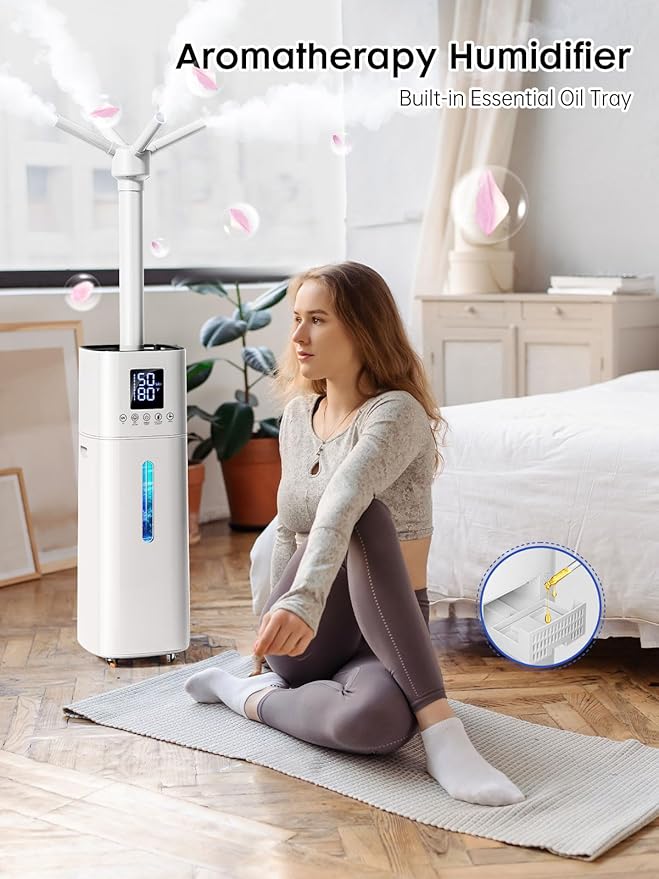 15L/4Gal Humidifier Large Room, 600mL/h Misting, 1200ft² Coverage, Auto - Image 5