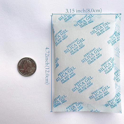 Silica Gel Packets, 100 Gram 6 Packets Desiccant Packs, Moisture Absorbers - Image 3