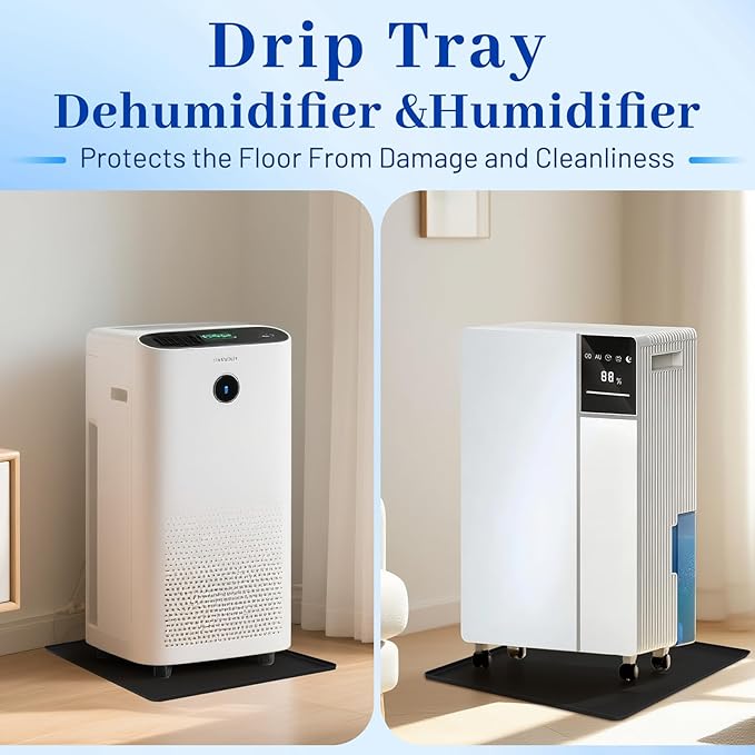 Dehumidifier Drip Mat, 23.6'' x 19.7'' x 0.78'' Humidifier Silicone Drip Mat - Image 5