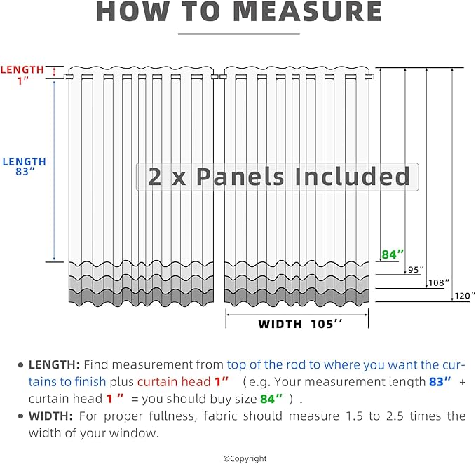 Waterproof Outdoor Curtain W105 x L95 - Image 5