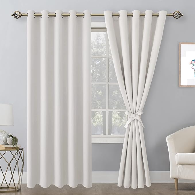 Hiasan Blackout Curtains for Bedroom, 60 x 84 Inches Long - Image 2