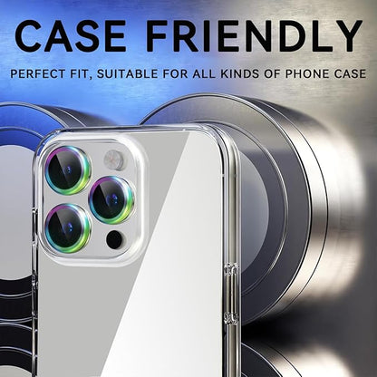2 Pack Camera Lens Protector for iPhone 16 Pro/iPhone 16 Pro Max, 9H Tempered - Image 3