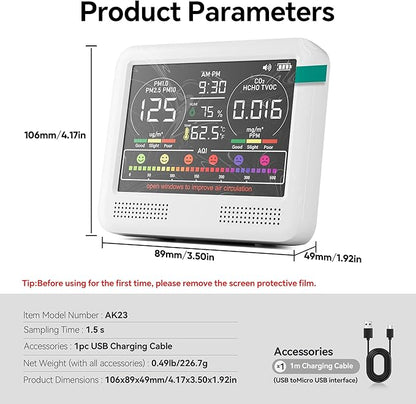 16-in-1 Air Quality Monitor Indoor - Image 7