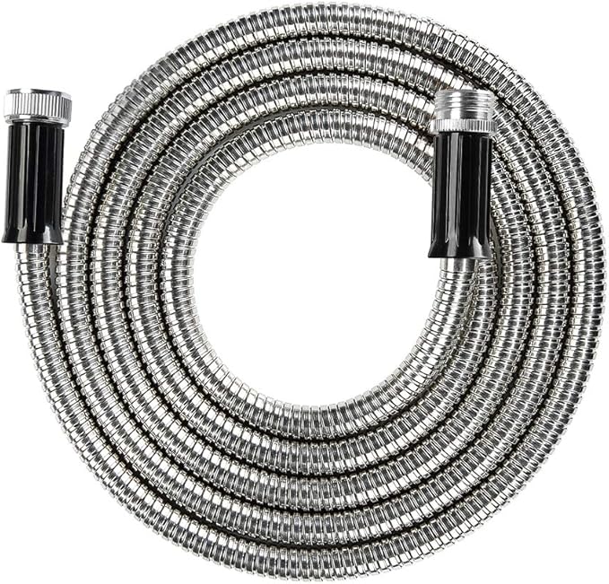Beaulife Metal Short Garden Hose 15ft Connectors, Drainage Hose by Beaulife