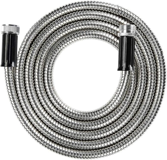 Beaulife Metal Short Garden Hose 15ft Connectors, Drainage Hose by Beaulife
