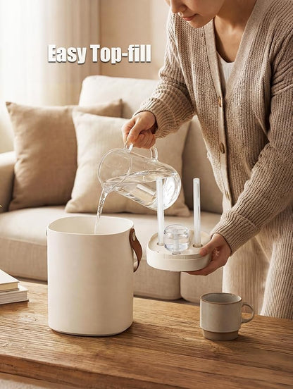 Humidifier, Essential Oil Diffuser, 2L Top Fill Humidifiers - Image 2