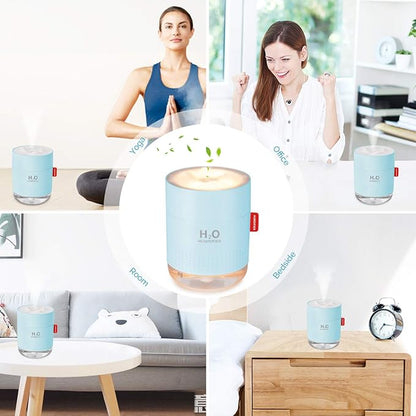 Portable Mini Cool Mist Humidifier, 500ml USB Personal Desktop Humidifier - Image 7