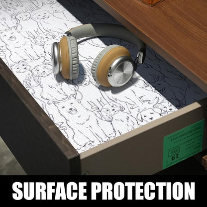 Animal Shelf and Drawer Liner for Cabinets, 12IN x 20FT Non-Adhesive and Strong - Image 5