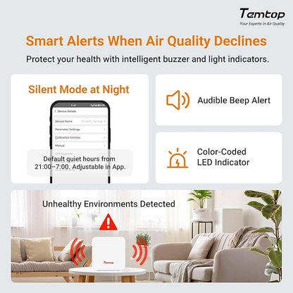 Temtop P2 Air Quality Monitor - Image 3