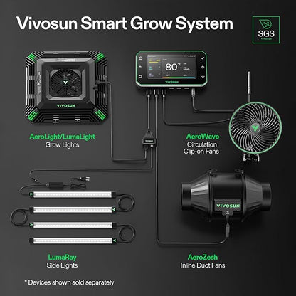 VIVOSUN T6 6" Inline Duct Fan & Temperature Humidity Controller, E42A+ WiFi-App - Image 8